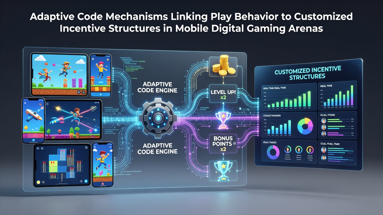 Mobile gaming interface displaying adaptive reward notifications based on player session data
