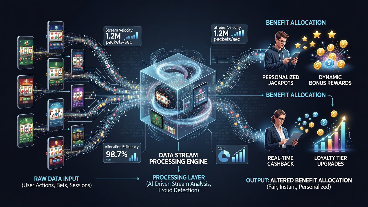 Real-time analytics dashboard displaying benefit allocation adjustments
