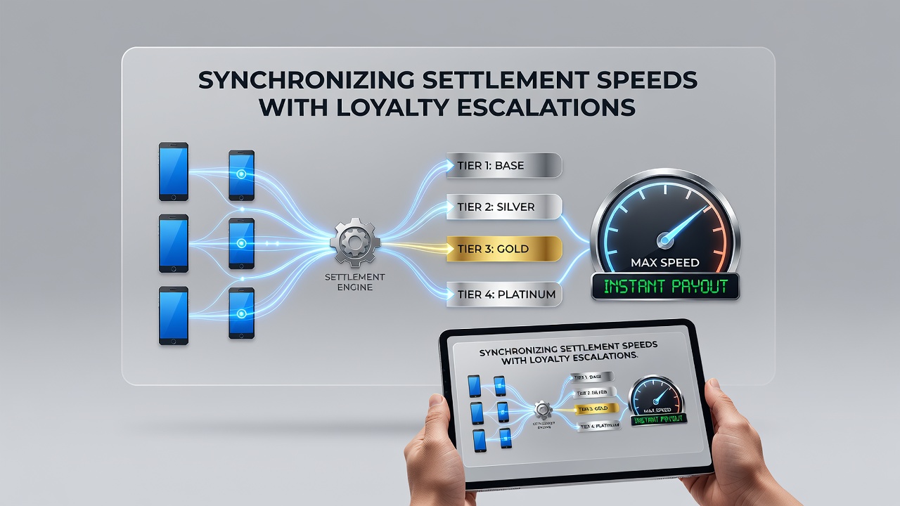 Backend dashboard view showing synchronized transaction logs and loyalty tier adjustments in a mobile gaming environment